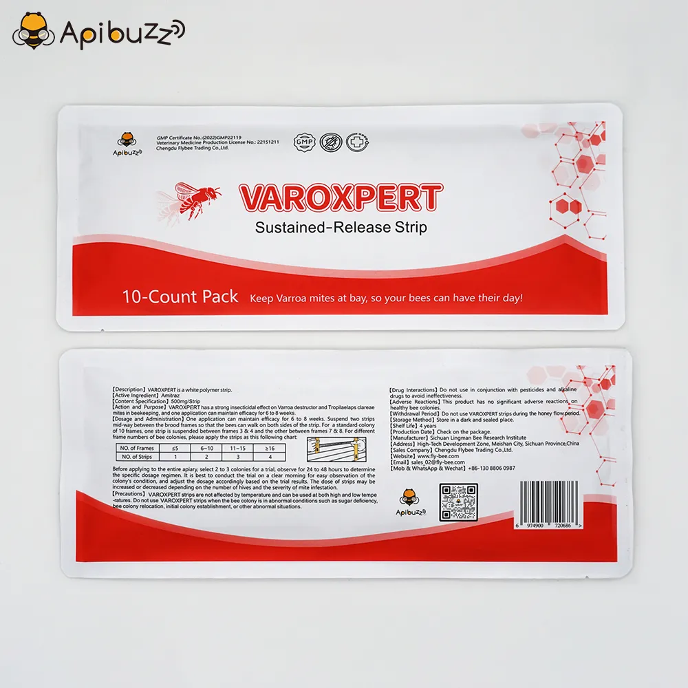 VAROXPERT Slow-Release Amitraz Varroa Strips