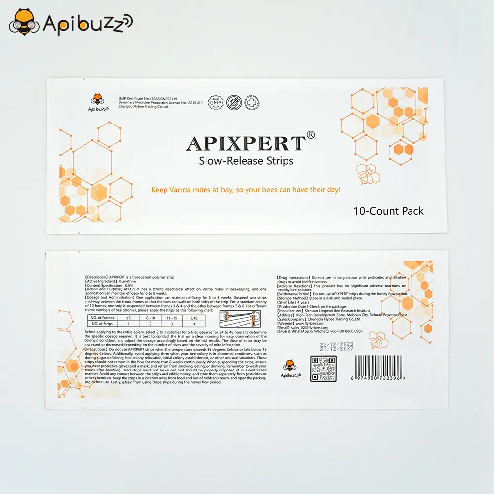 APIXPERT Slow-Release Flumethrin Varroa Strips