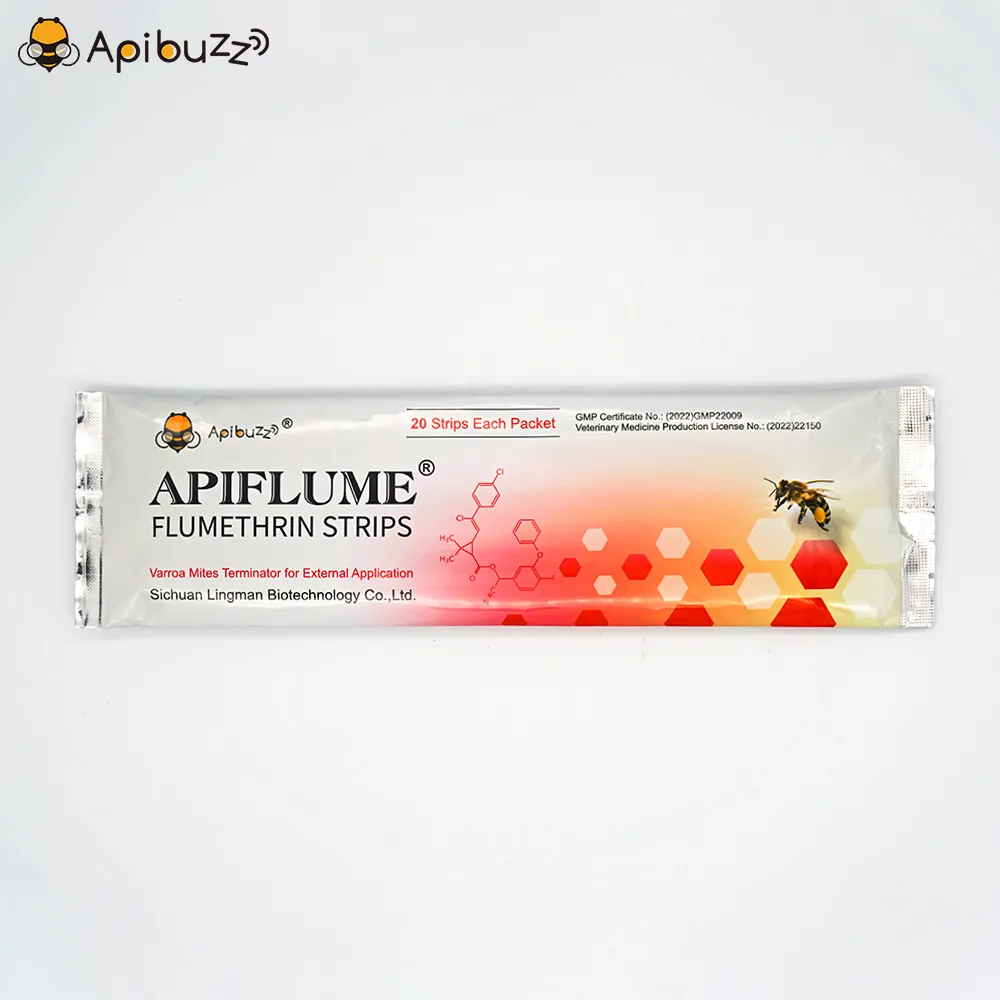 APIFLUME Flumethrin Strips for Bees - 20-Pack