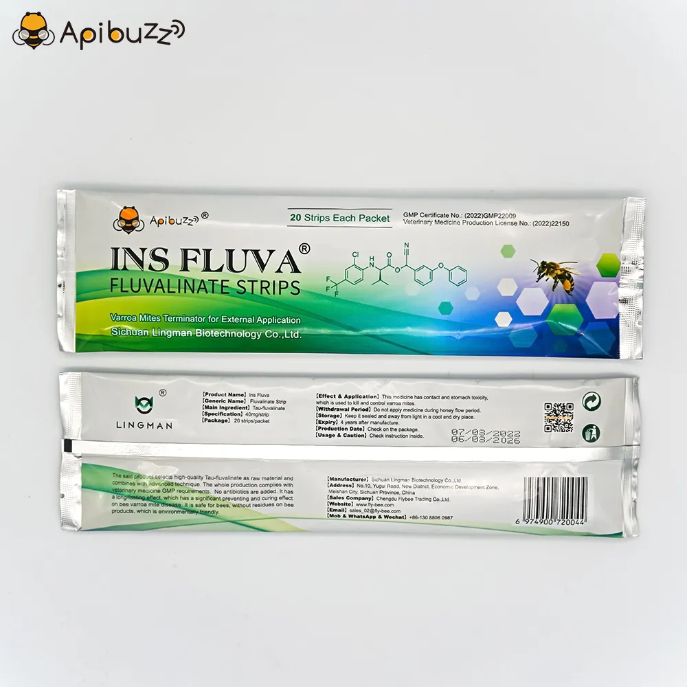 INS FLUVA Gentle Bee Mite Treatment Strips