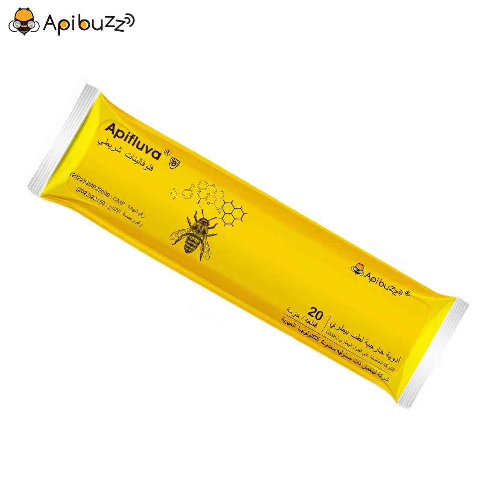 Arabic APIFLUVA Fluvalinate Strips - 20-Pack