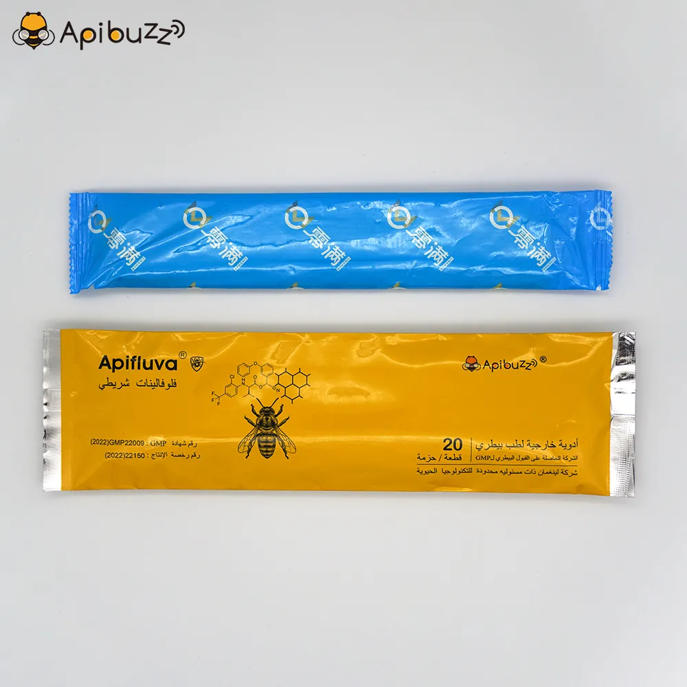 Arabic APIFLUVA Fluvalinate Strips - 20-Pack