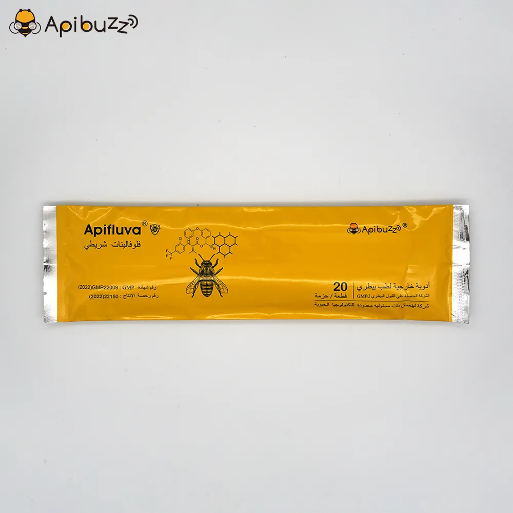 Arabic APIFLUVA Fluvalinate Strips - 20-Pack