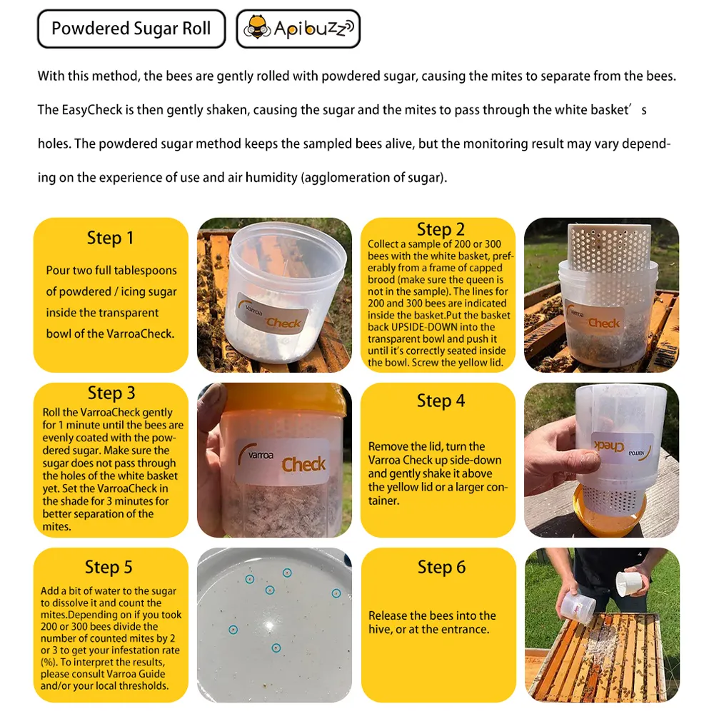 Varroa Mite Check for Infestation