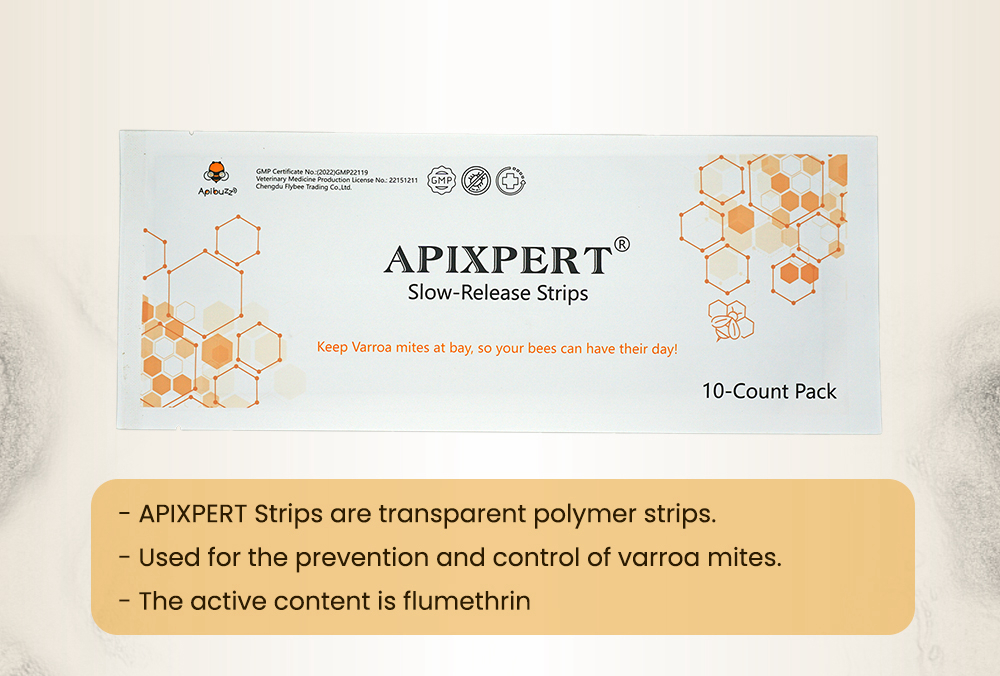 APIXPERT Slow-Release Flumethrin Varroa Strips