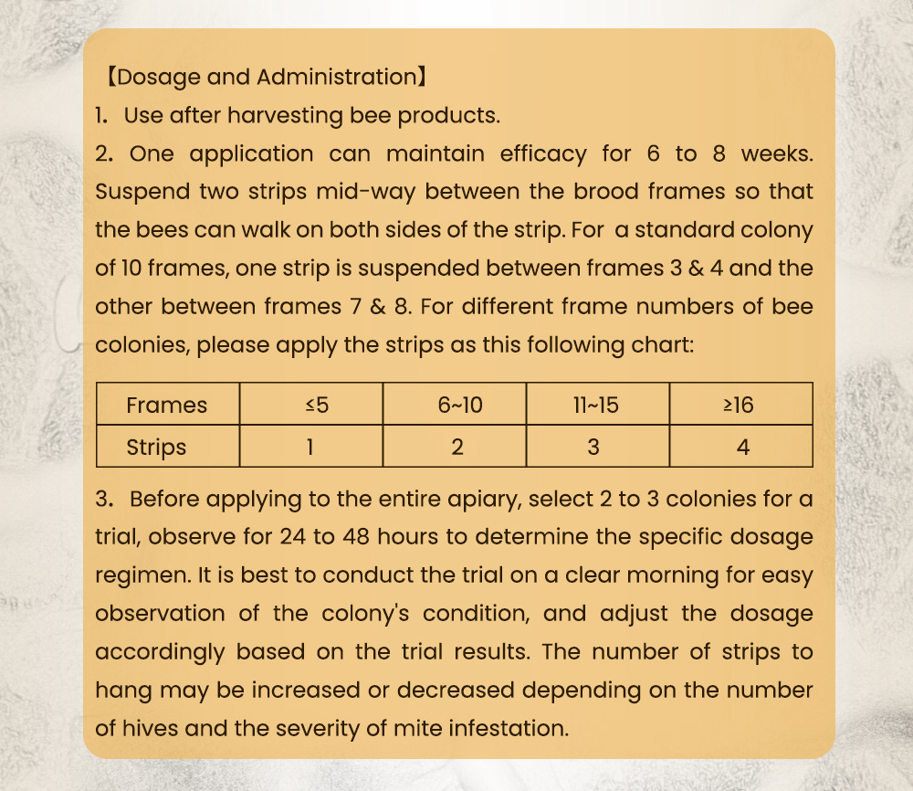 APIXPERT Slow-Release Flumethrin Varroa Strips