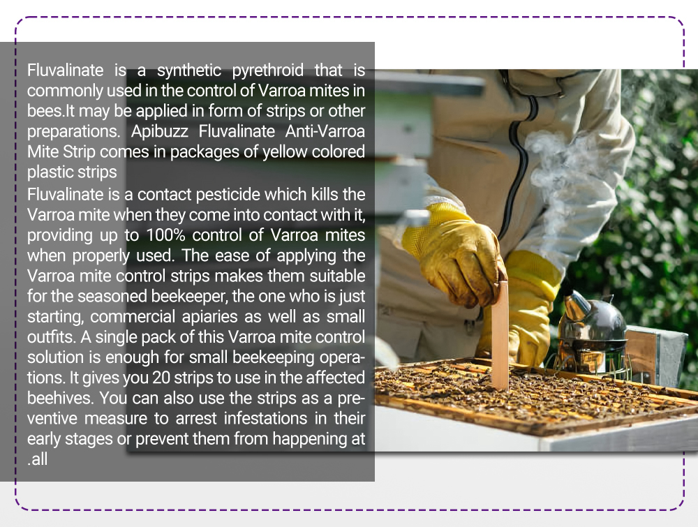 APIFLUVA-PRO Varroa Strips