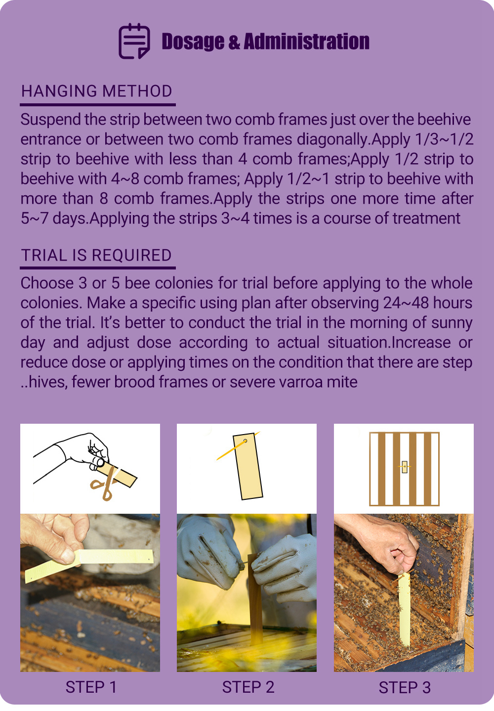APIFLUVA-PRO Varroa Strips