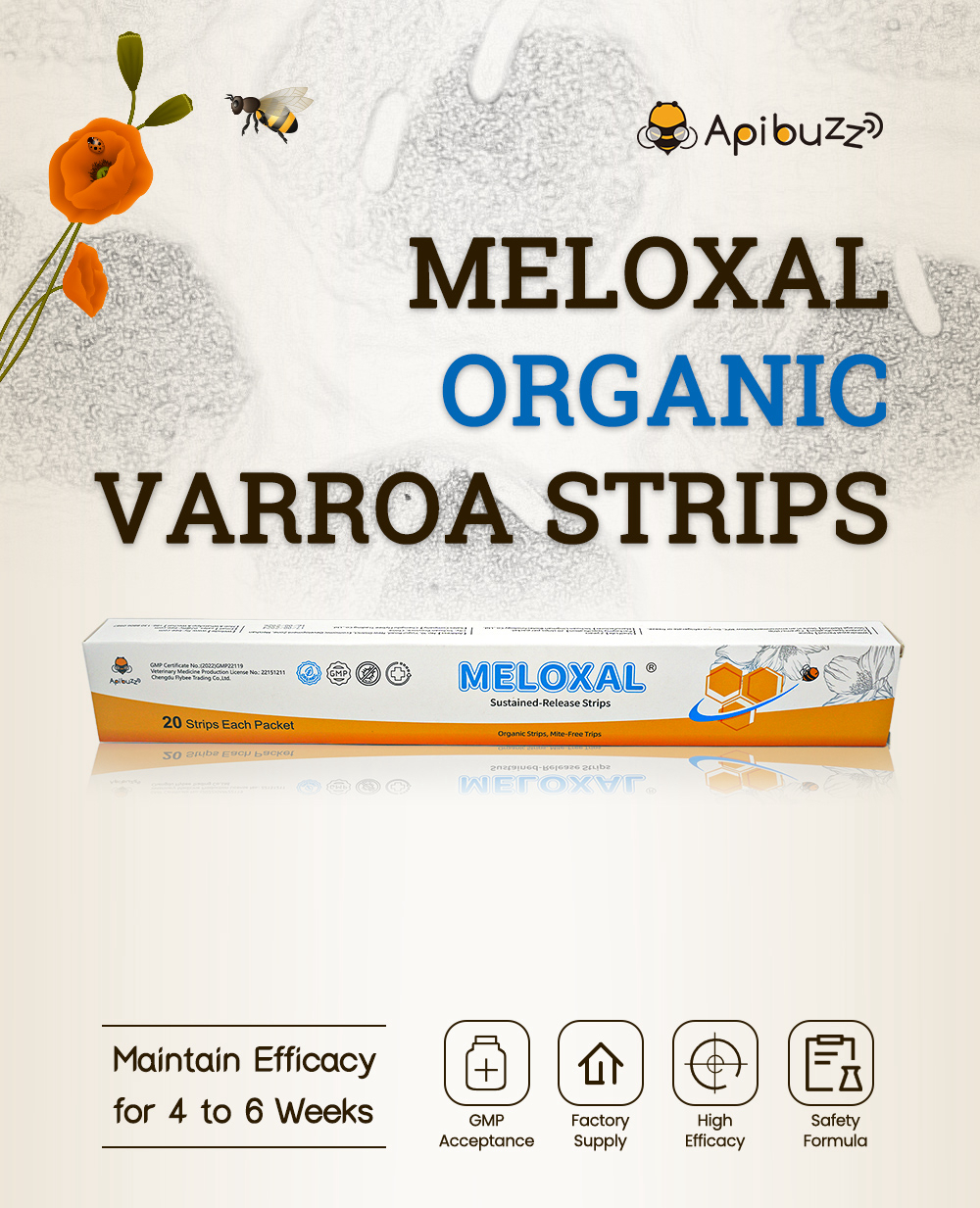 MELOXAL High-Dose Oxalic Acid Strips