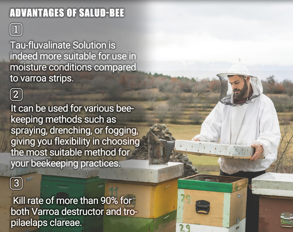 SALUD-BEE 20% EW Tau-fluvalinate Solution for Bees