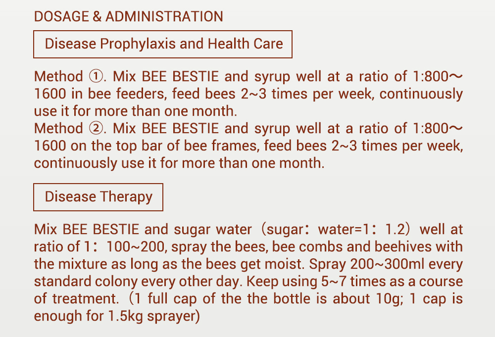 BEE-BESTIE - Microbial Bee Food Supplements