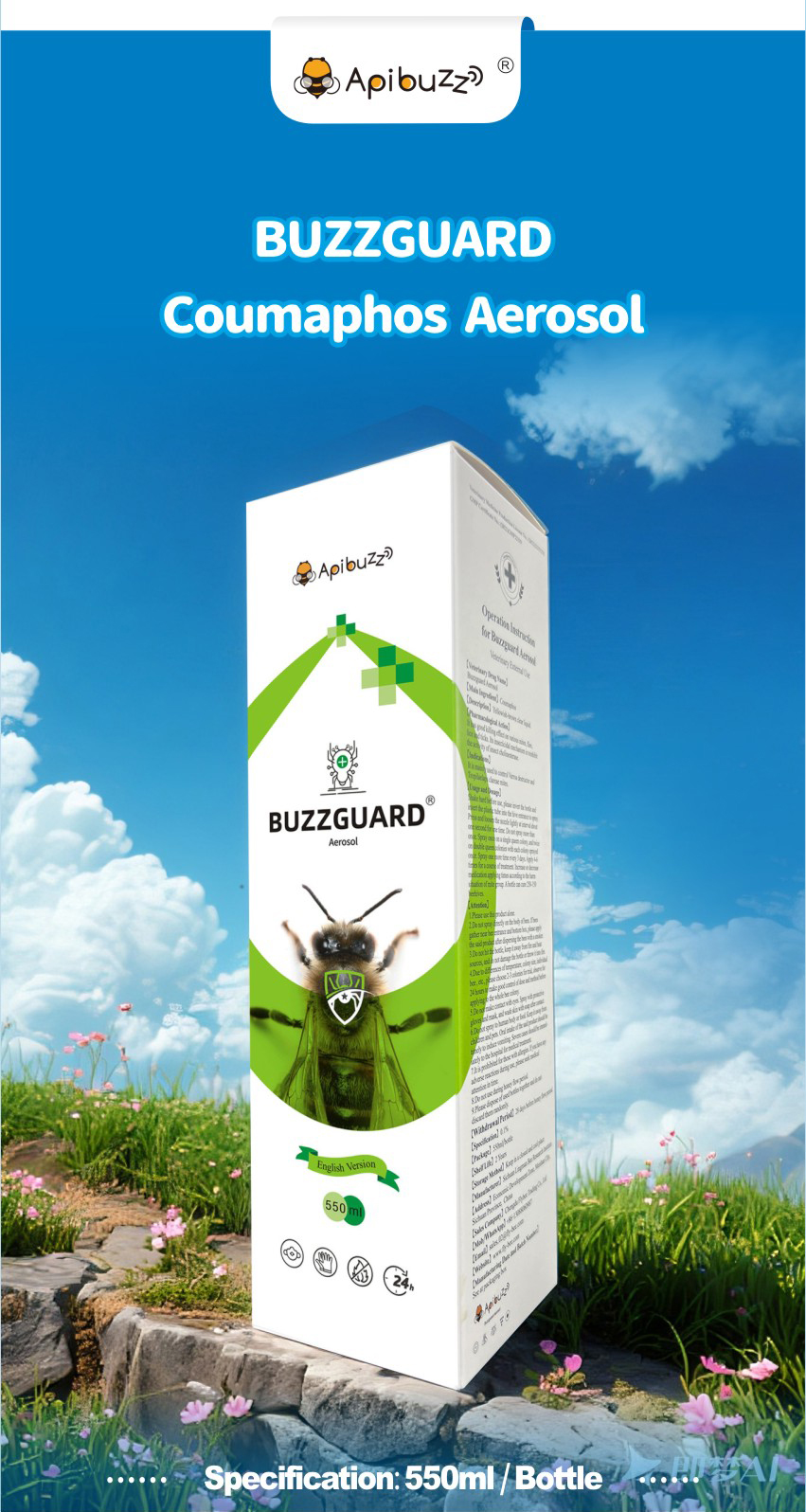 BUZZGUARD Coumaphos Spray for Bees