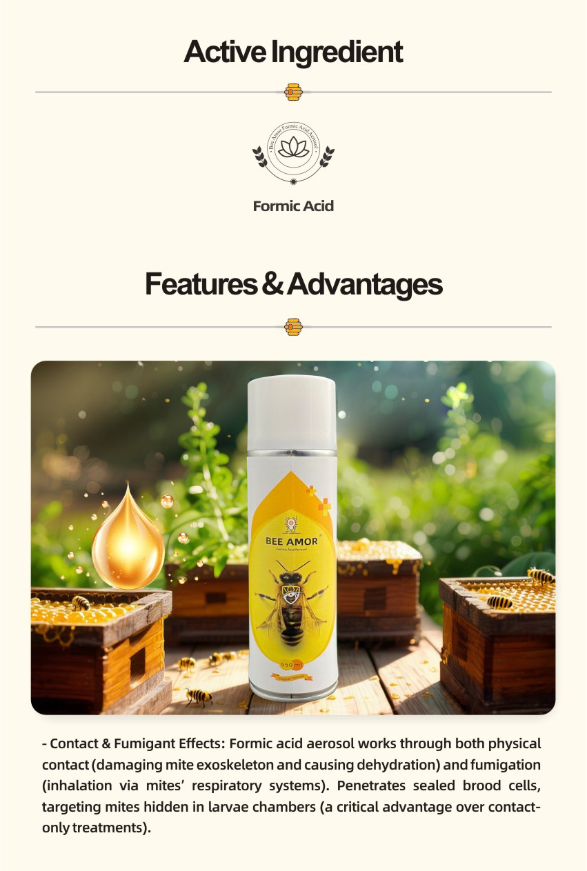 BEE-AMOR Mixed Formic Acid Spray for Bees