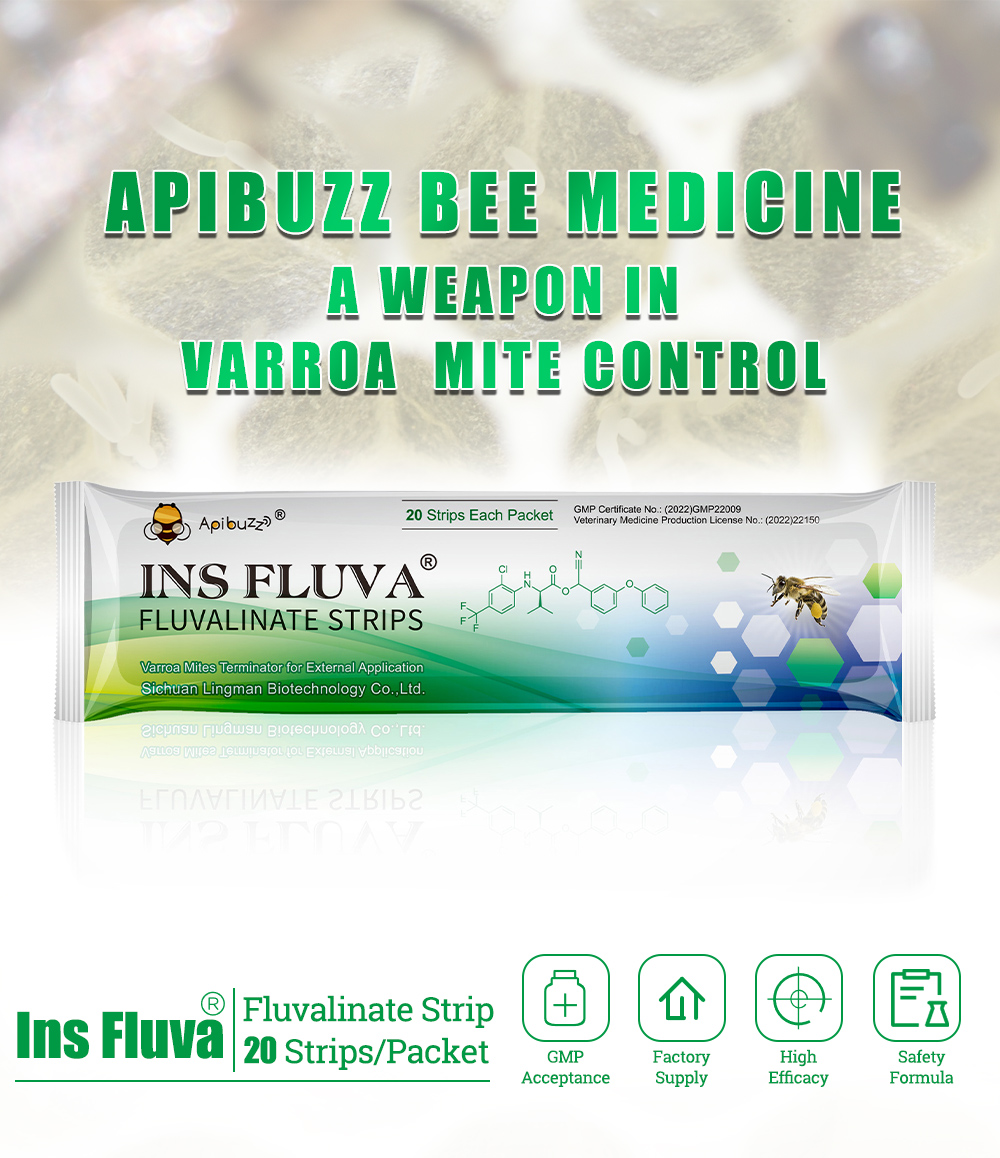 INS FLUVA Gentle Bee Mite Treatment Strips