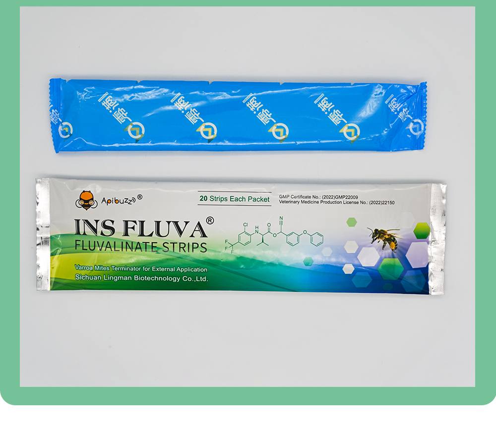 INS FLUVA Gentle Bee Mite Treatment Strips