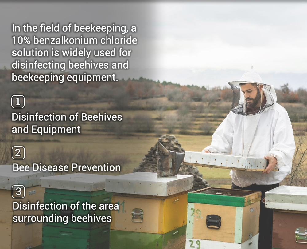 LINGMAN 10% BTMAC Solution - Beehive Disinfection and Cleaning