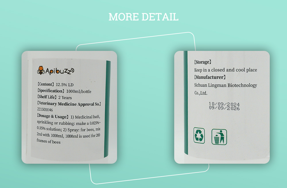 FLYBEE 1 Liter 12.5% EC Amitraz for Bees