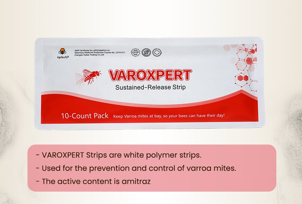 VAROXPERT Slow-Release Amitraz Varroa Strips